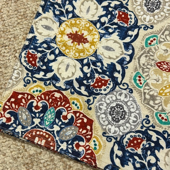 4 pc Painted Spanish Tile Medallion Single Placemats - Picture 7 of 10